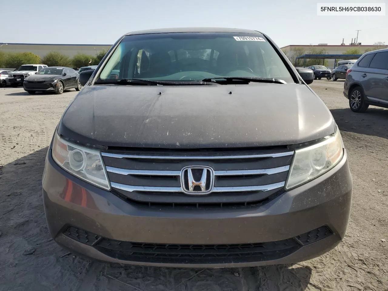 5FNRL5H69CB038630 2012 Honda Odyssey Exl