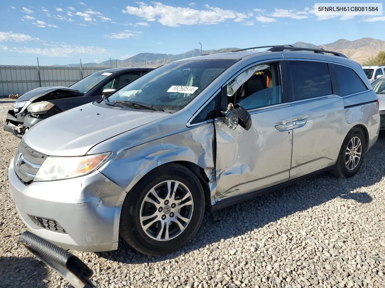 5FNRL5H61CB081584 2012 Honda Odyssey Exl