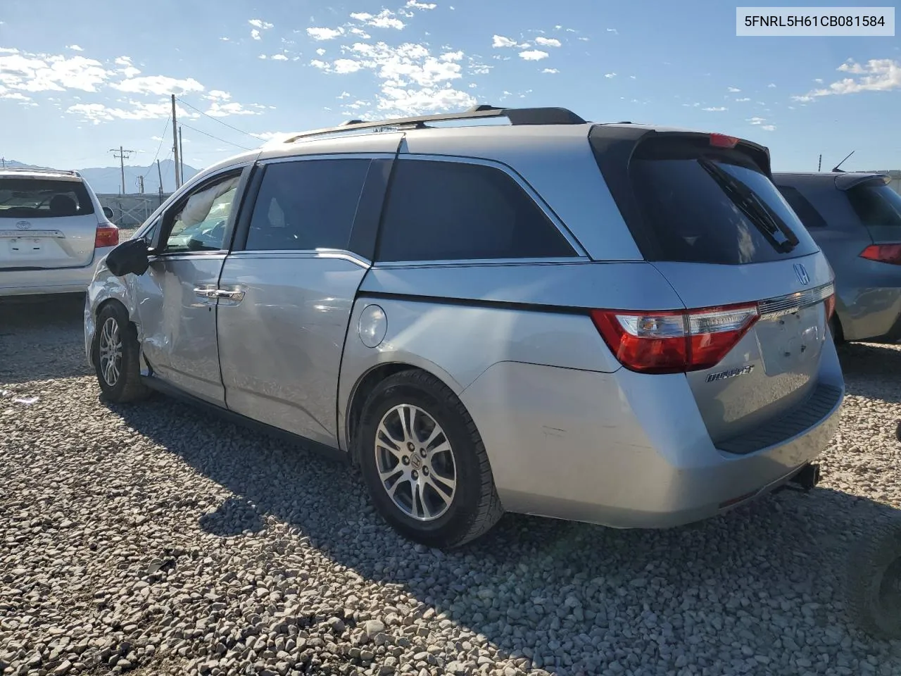 2012 Honda Odyssey Exl VIN: 5FNRL5H61CB081584 Lot: 71202444