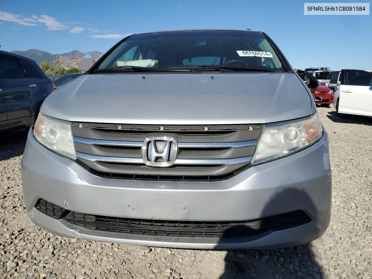 2012 Honda Odyssey Exl VIN: 5FNRL5H61CB081584 Lot: 71202444