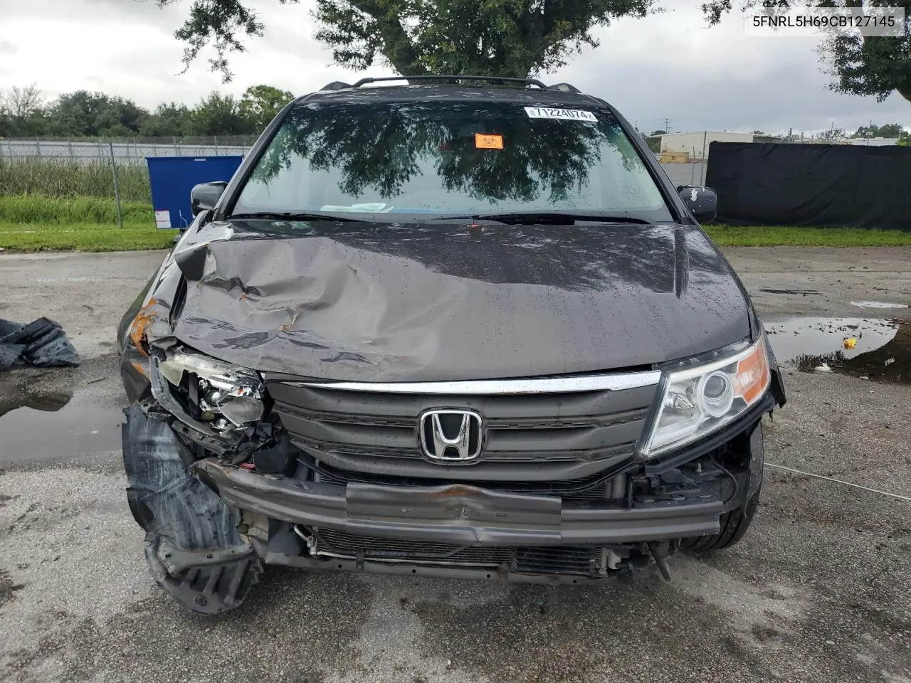 5FNRL5H69CB127145 2012 Honda Odyssey Exl