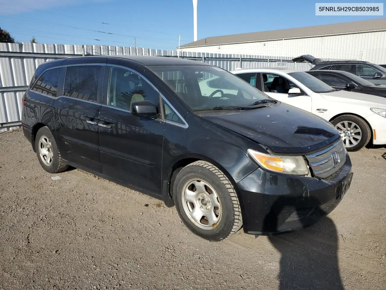 5FNRL5H29CB503985 2012 Honda Odyssey Lx