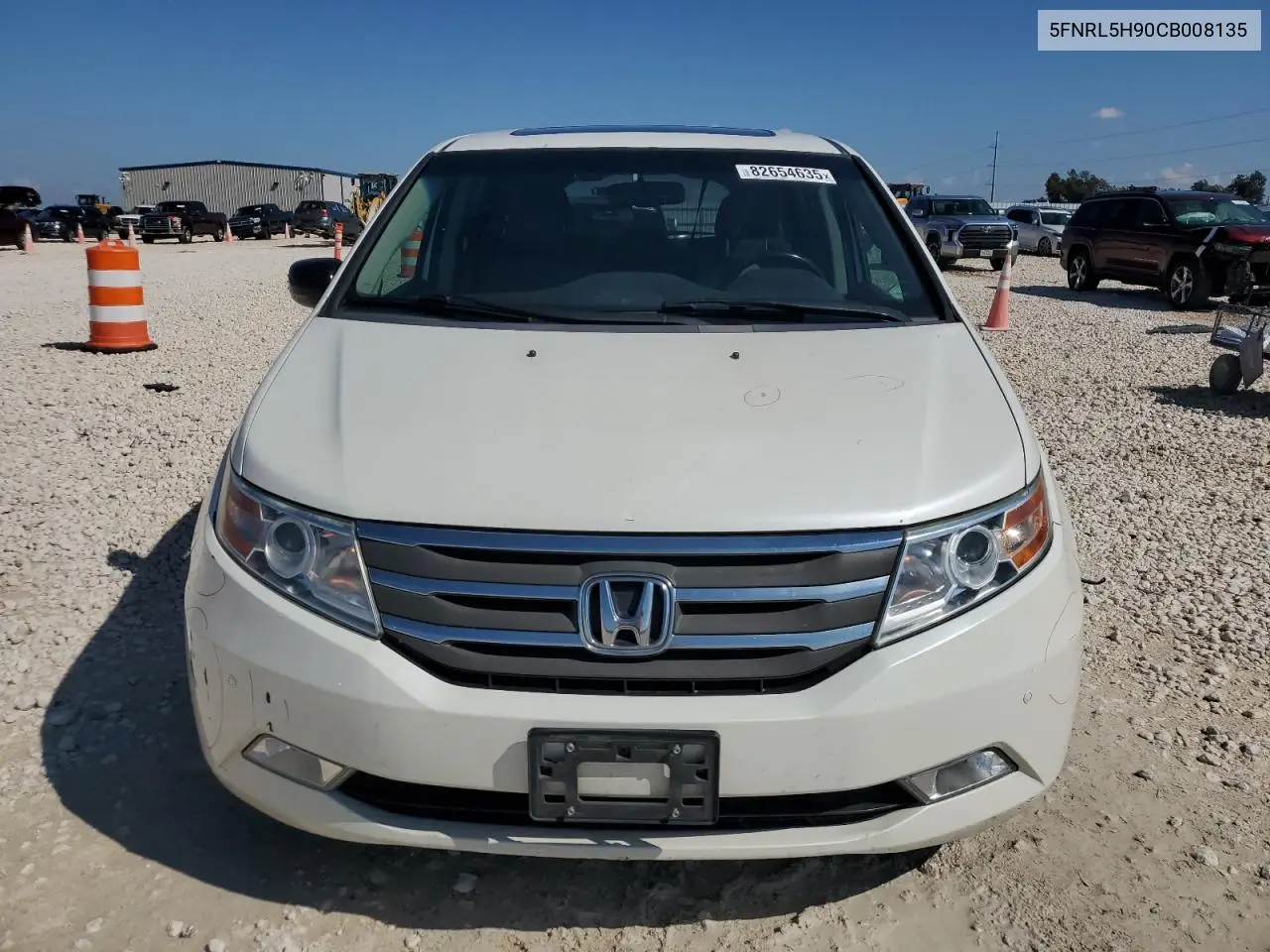 5FNRL5H90CB008135 2012 Honda Odyssey Touring