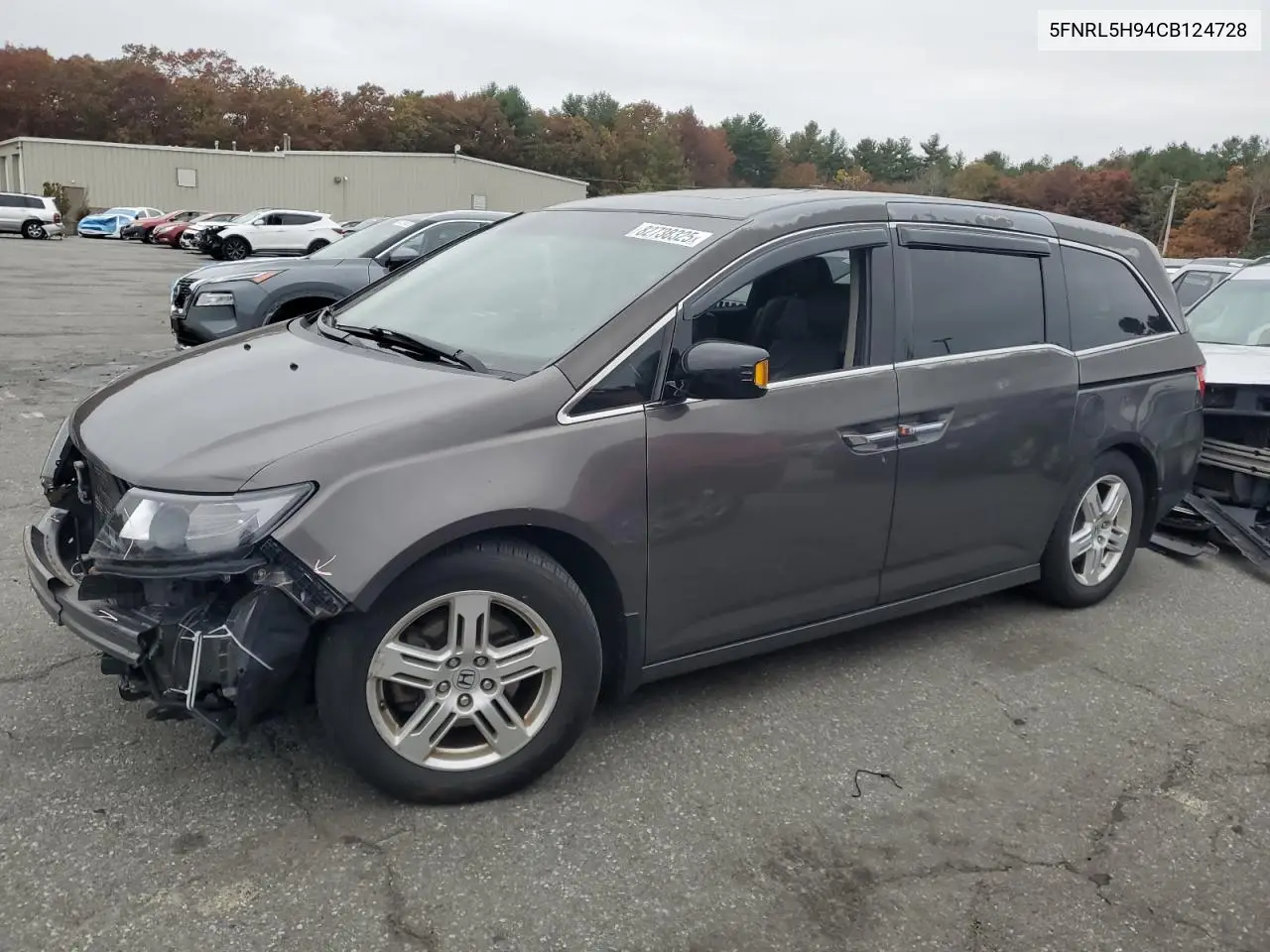 5FNRL5H94CB124728 2012 Honda Odyssey Touring