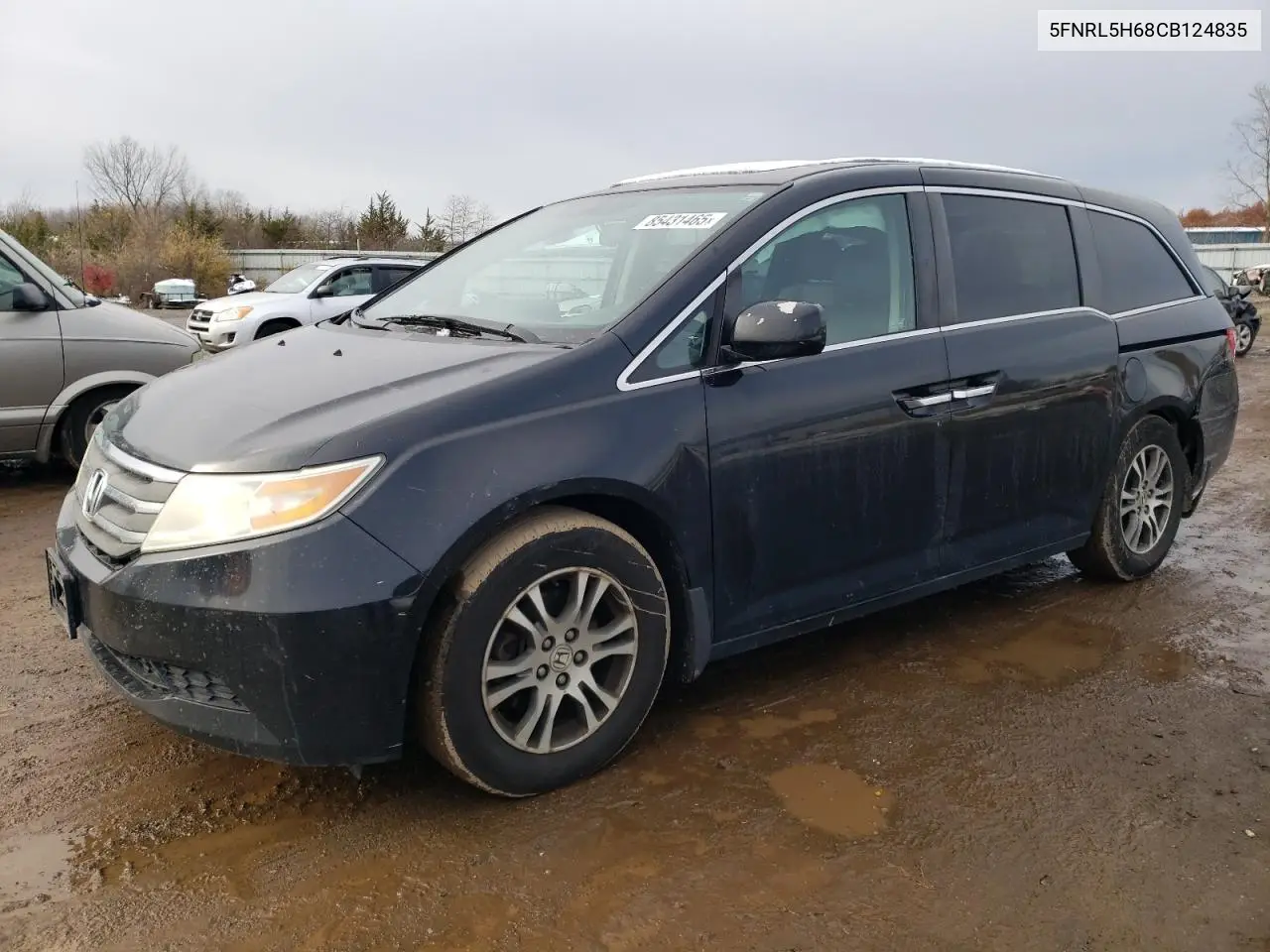 5FNRL5H68CB124835 2012 Honda Odyssey Exl