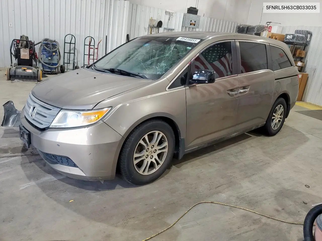 5FNRL5H63CB033035 2012 Honda Odyssey Exl