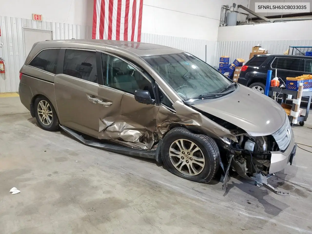 5FNRL5H63CB033035 2012 Honda Odyssey Exl