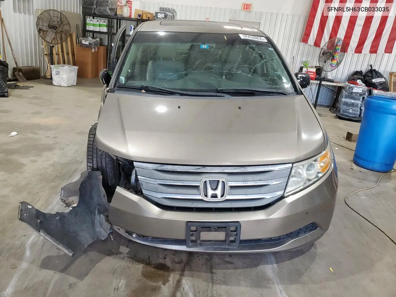 5FNRL5H63CB033035 2012 Honda Odyssey Exl