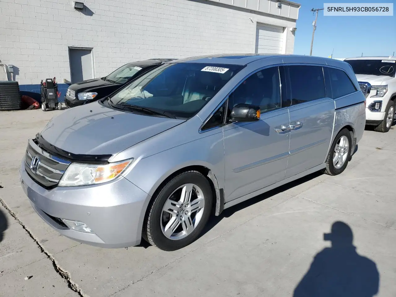 5FNRL5H93CB056728 2012 Honda Odyssey Touring