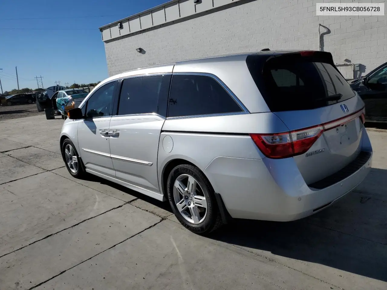 5FNRL5H93CB056728 2012 Honda Odyssey Touring