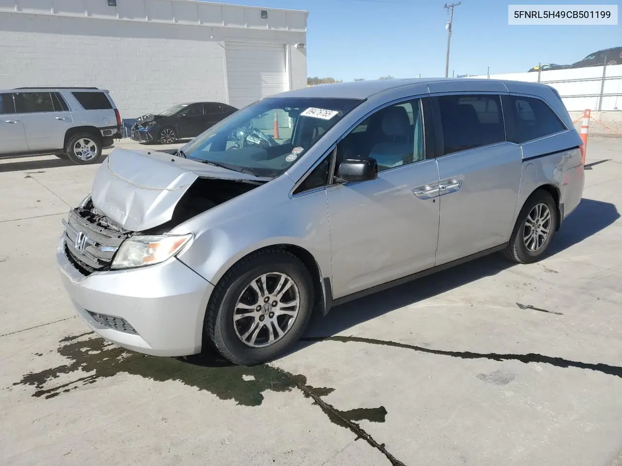 5FNRL5H49CB501199 2012 Honda Odyssey Ex