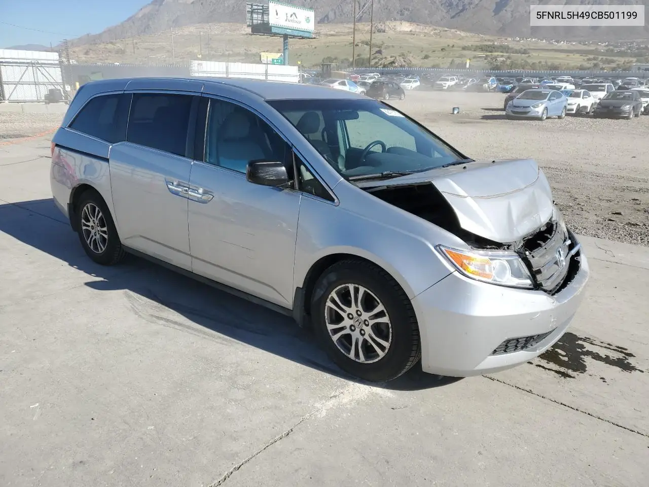 5FNRL5H49CB501199 2012 Honda Odyssey Ex