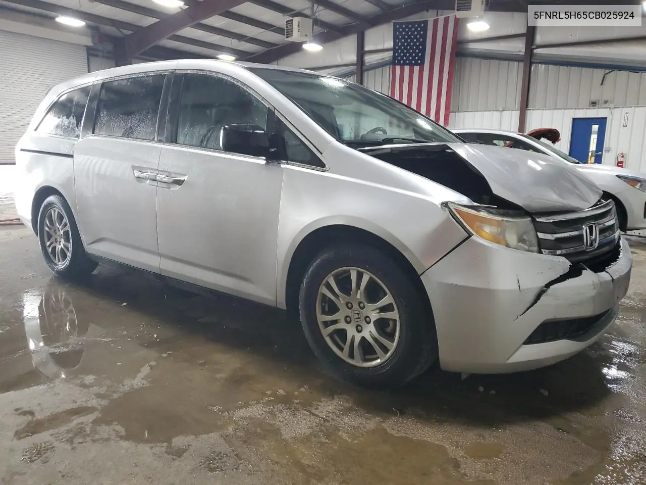 5FNRL5H65CB025924 2012 Honda Odyssey Exl