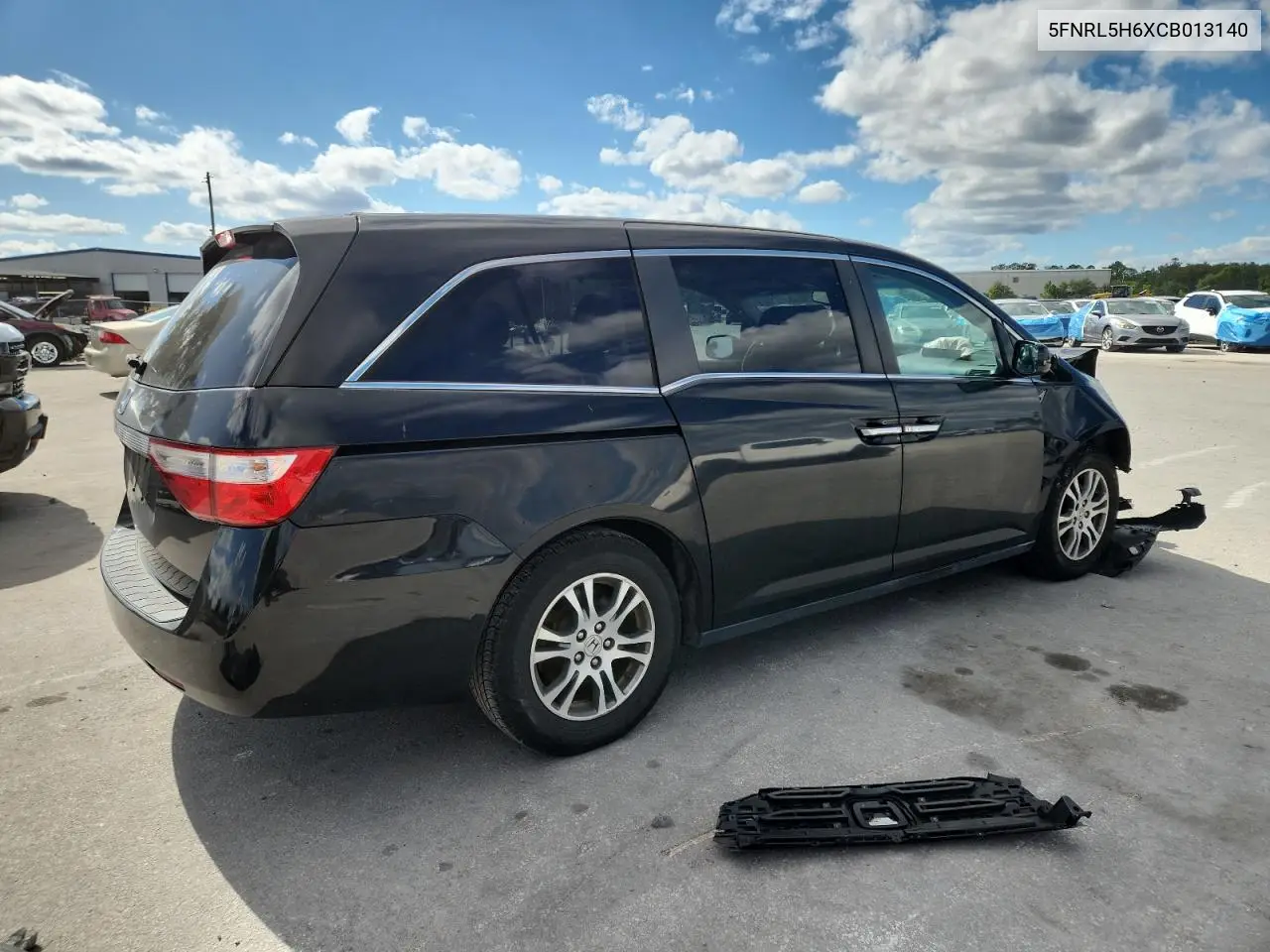 5FNRL5H6XCB013140 2012 Honda Odyssey Exl