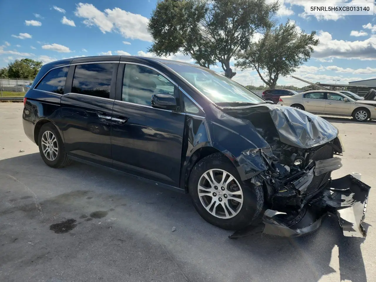 5FNRL5H6XCB013140 2012 Honda Odyssey Exl