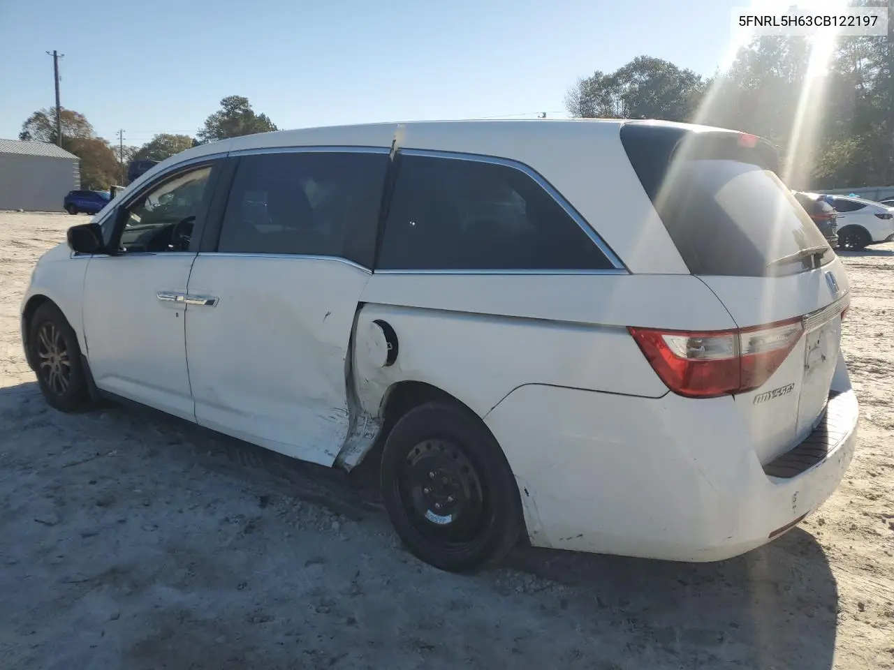 5FNRL5H63CB122197 2012 Honda Odyssey Exl