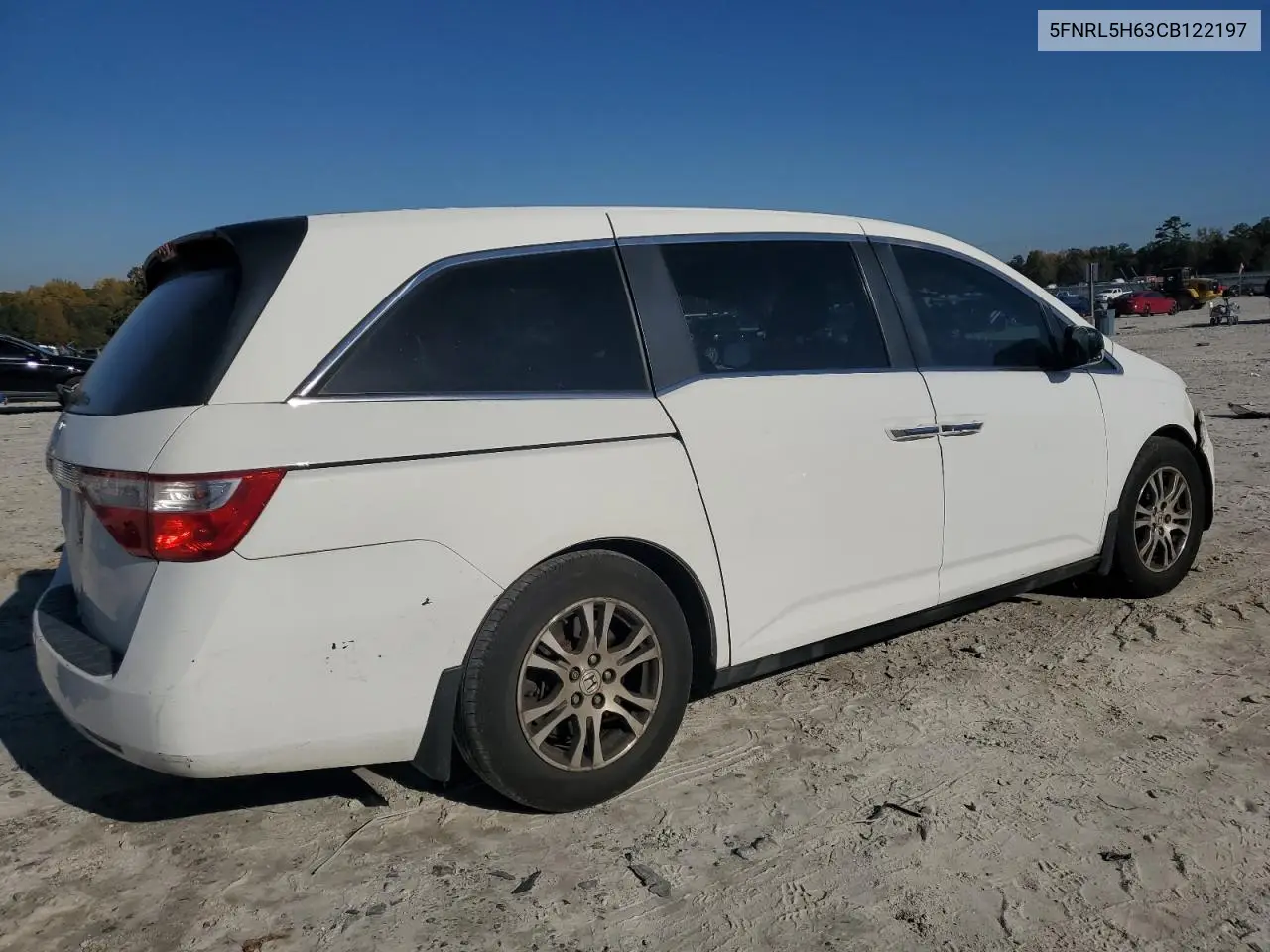 5FNRL5H63CB122197 2012 Honda Odyssey Exl