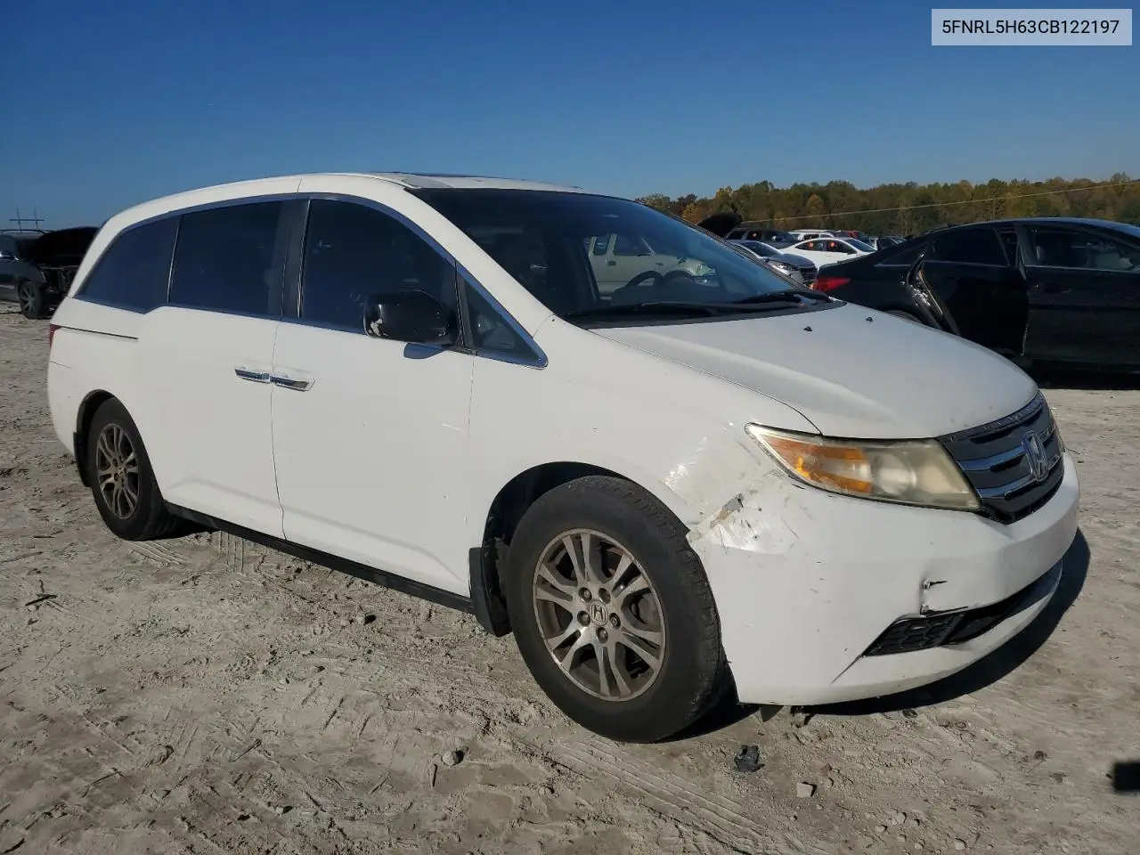 5FNRL5H63CB122197 2012 Honda Odyssey Exl