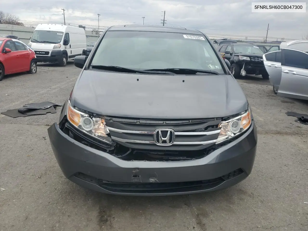 5FNRL5H60CB047300 2012 Honda Odyssey Exl