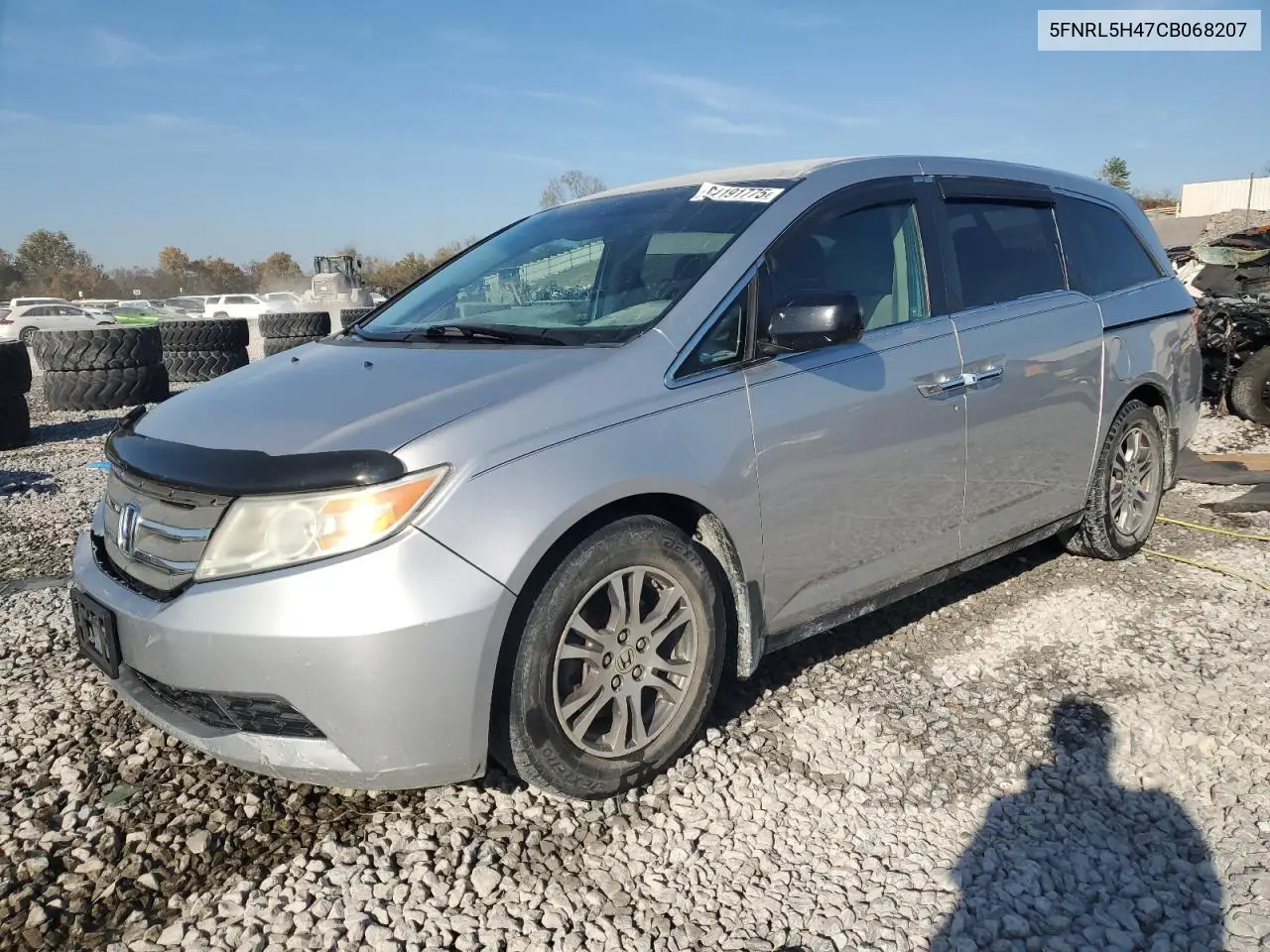 5FNRL5H47CB068207 2012 Honda Odyssey Ex
