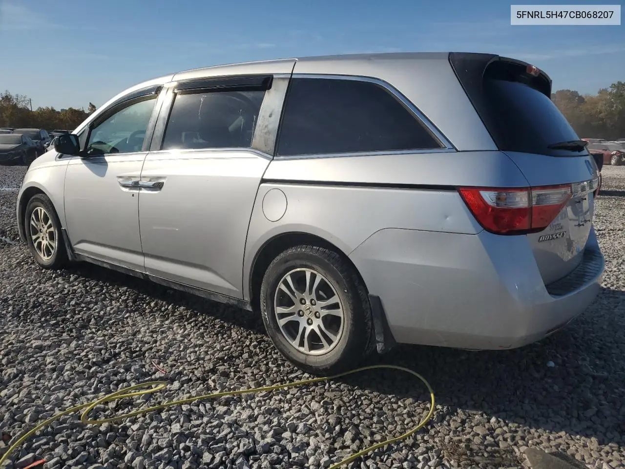 5FNRL5H47CB068207 2012 Honda Odyssey Ex