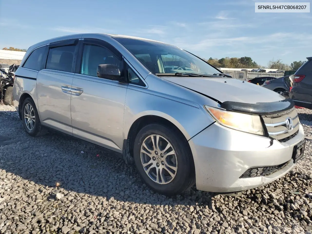5FNRL5H47CB068207 2012 Honda Odyssey Ex