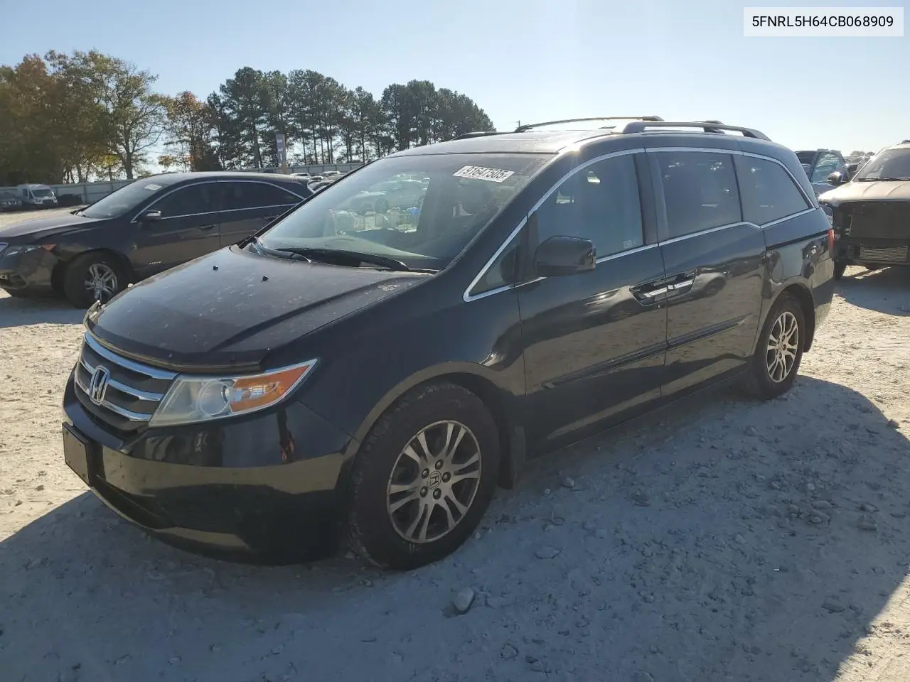5FNRL5H64CB068909 2012 Honda Odyssey Exl