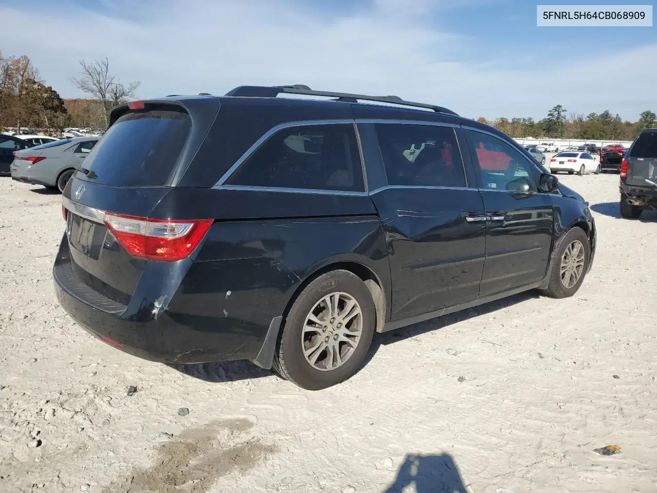 5FNRL5H64CB068909 2012 Honda Odyssey Exl