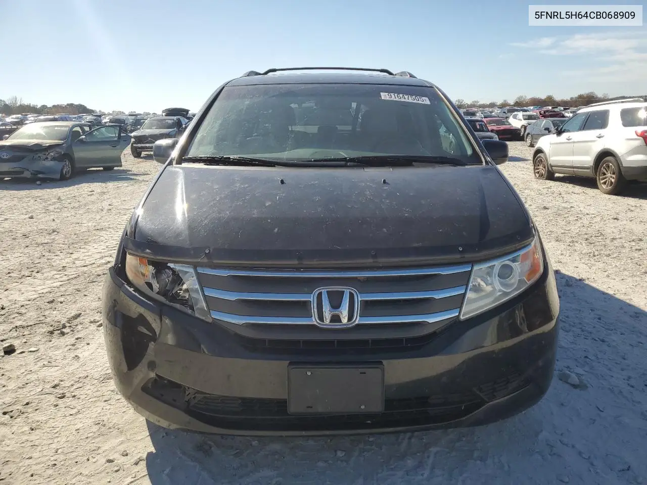 5FNRL5H64CB068909 2012 Honda Odyssey Exl