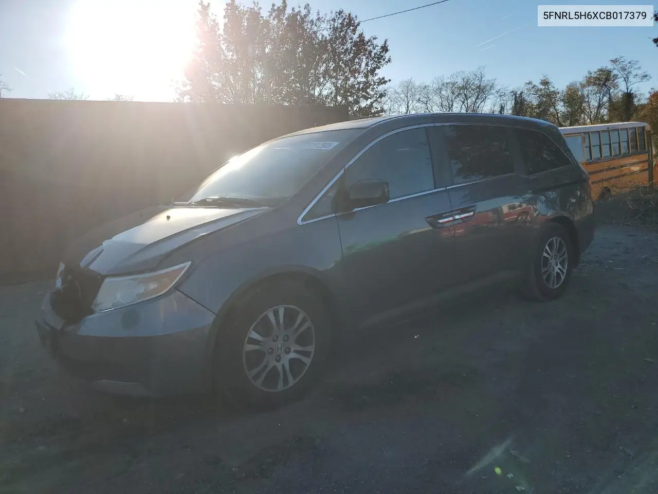5FNRL5H6XCB017379 2012 Honda Odyssey Exl