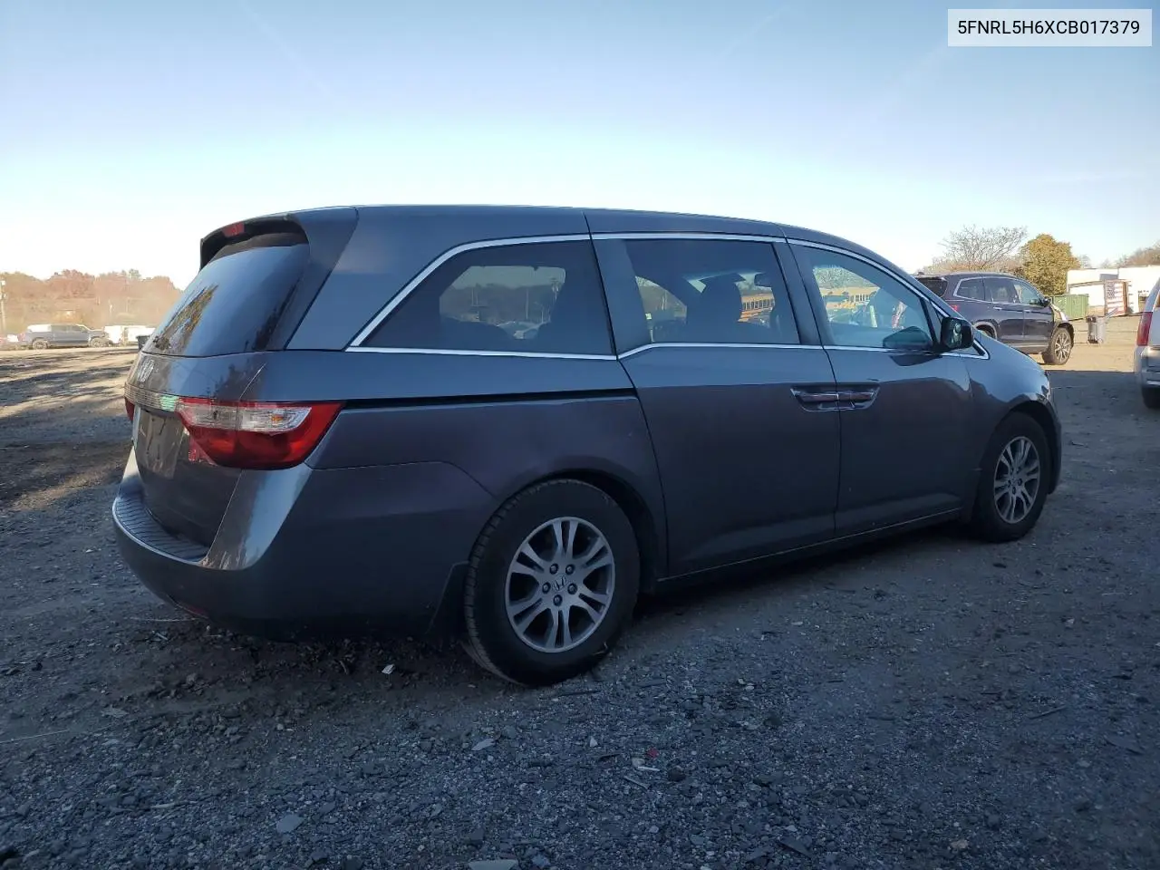 5FNRL5H6XCB017379 2012 Honda Odyssey Exl