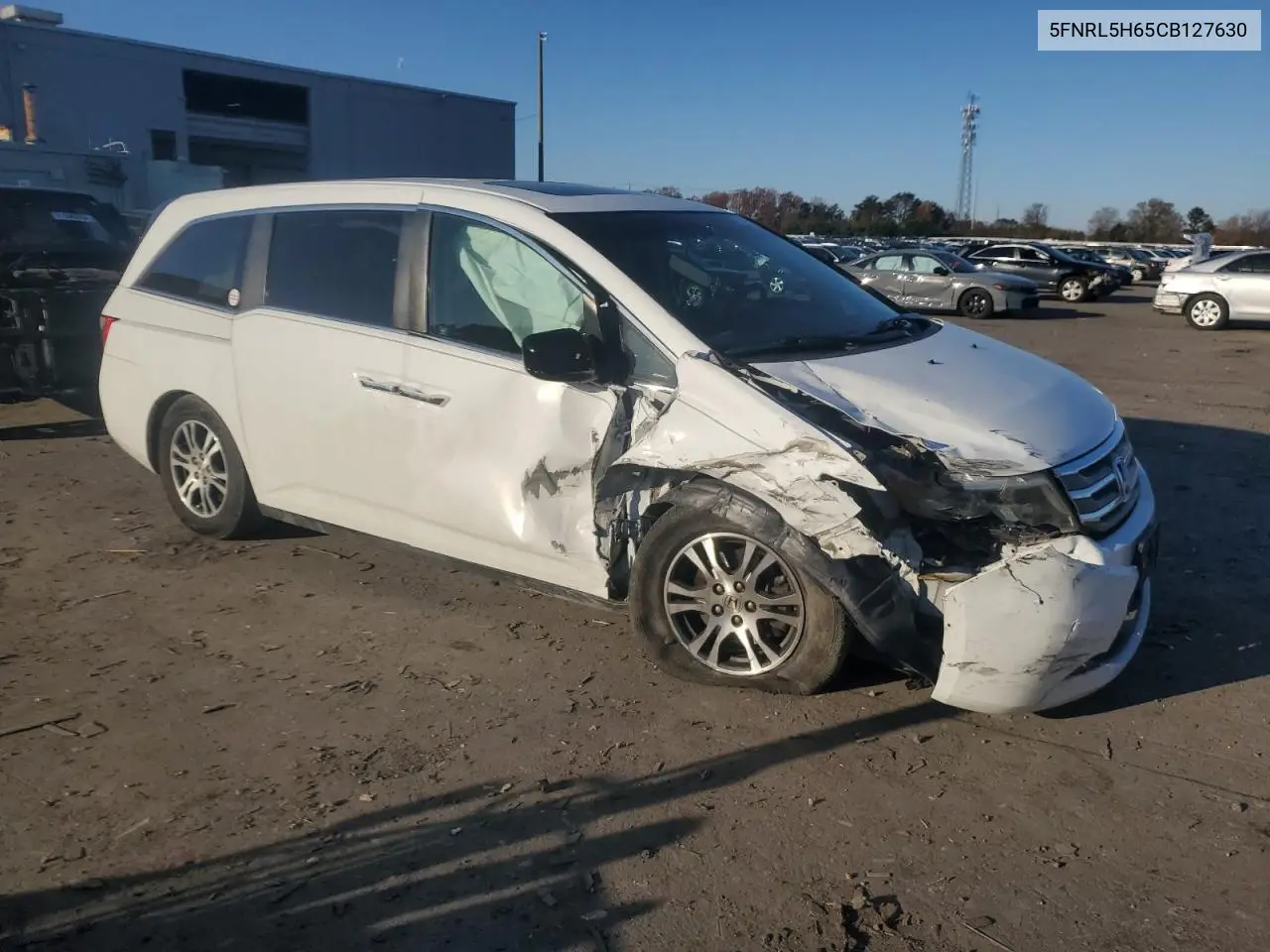 5FNRL5H65CB127630 2012 Honda Odyssey Exl
