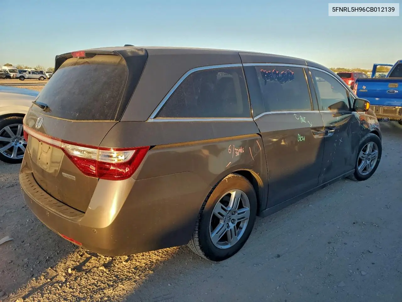 5FNRL5H96CB012139 2012 Honda Odyssey Touring