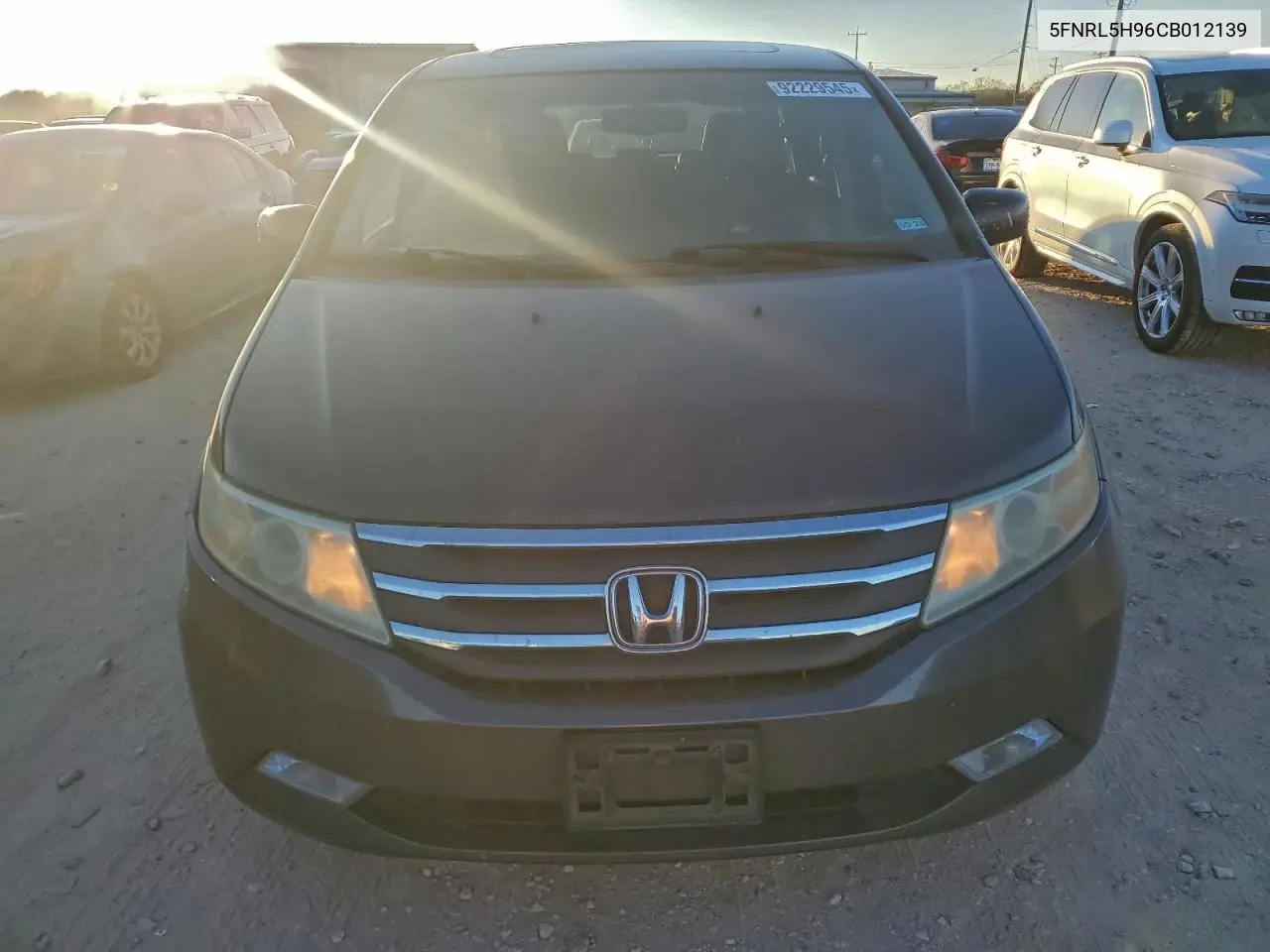 5FNRL5H96CB012139 2012 Honda Odyssey Touring