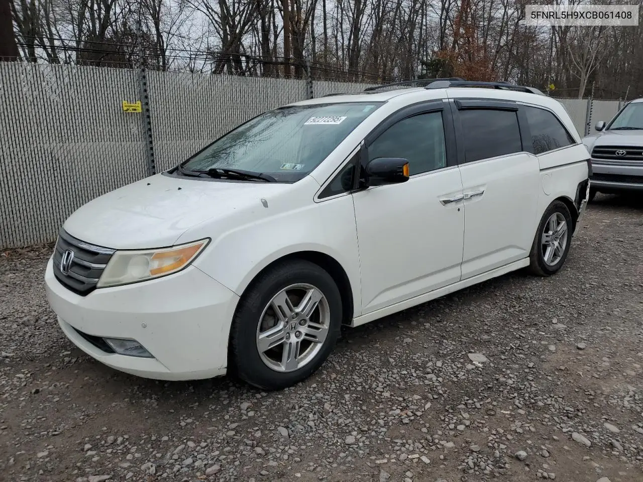 5FNRL5H9XCB061408 2012 Honda Odyssey Touring