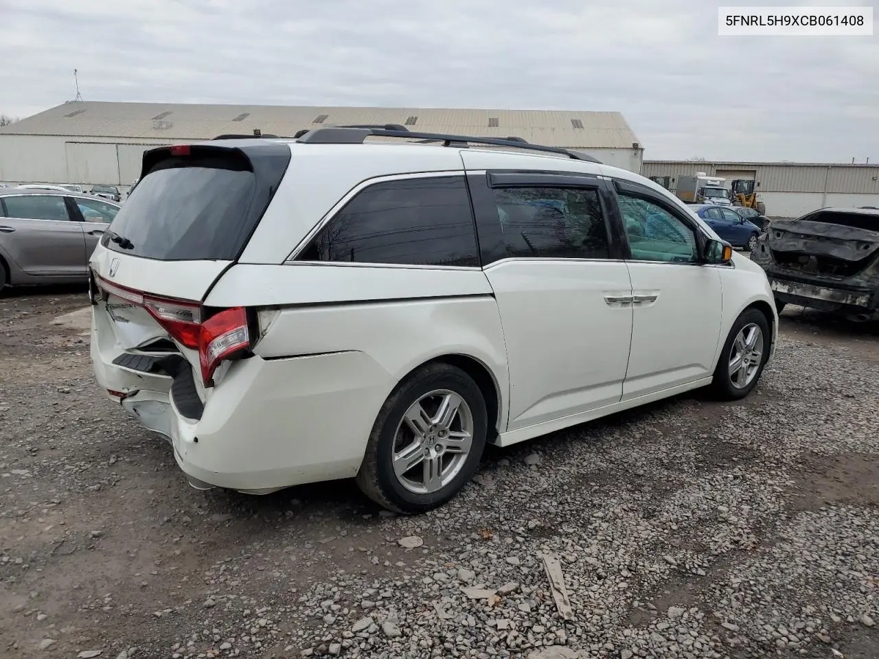 5FNRL5H9XCB061408 2012 Honda Odyssey Touring