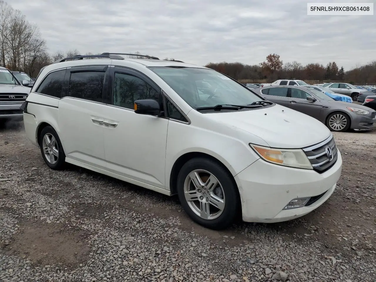 5FNRL5H9XCB061408 2012 Honda Odyssey Touring