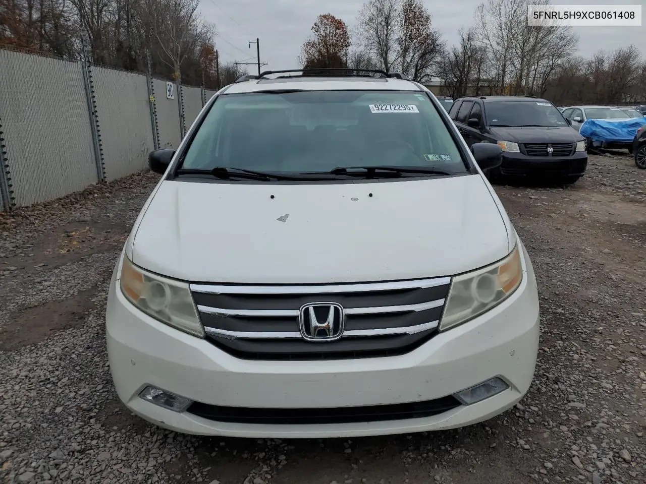 5FNRL5H9XCB061408 2012 Honda Odyssey Touring
