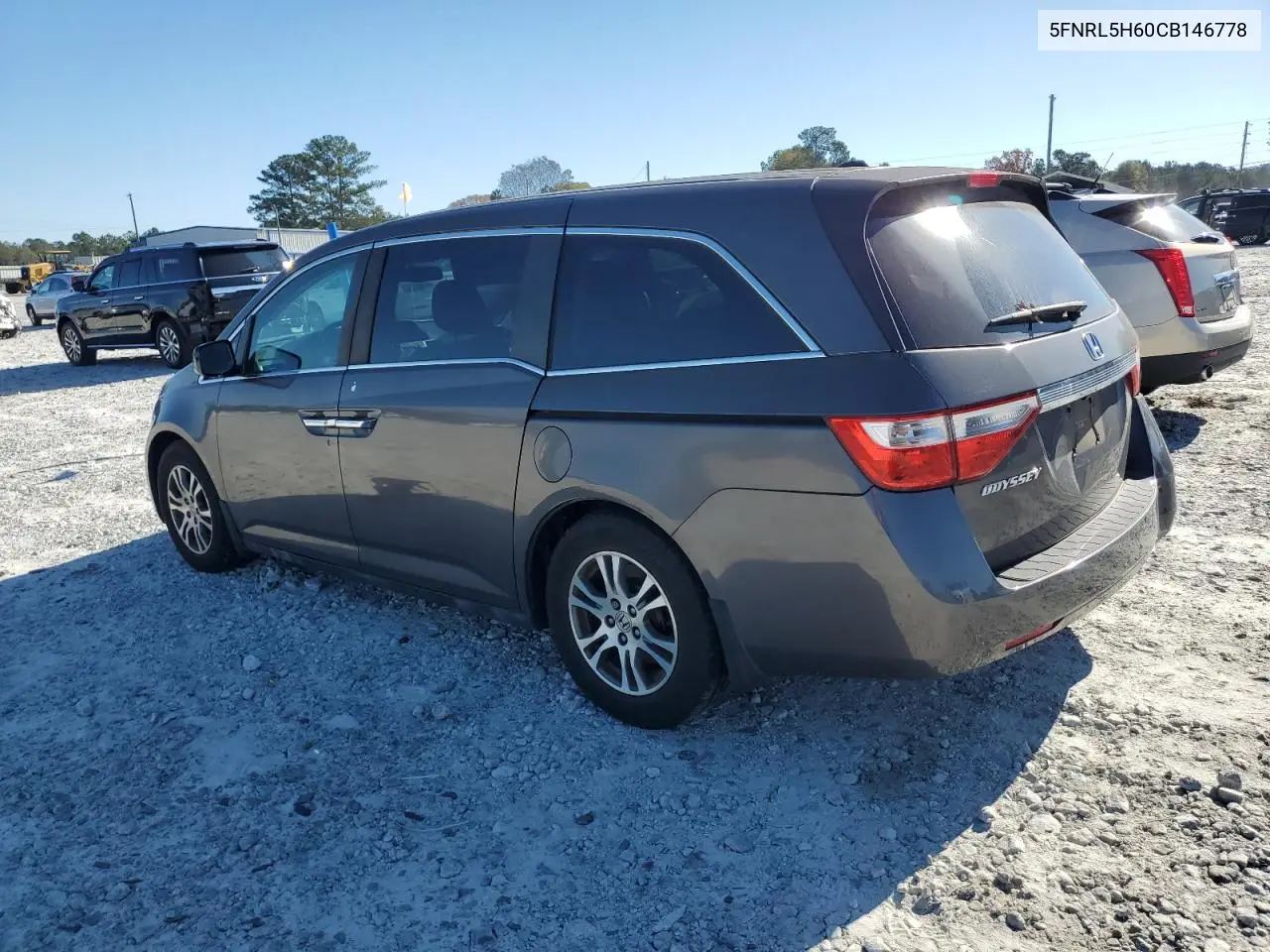 5FNRL5H60CB146778 2012 Honda Odyssey Exl