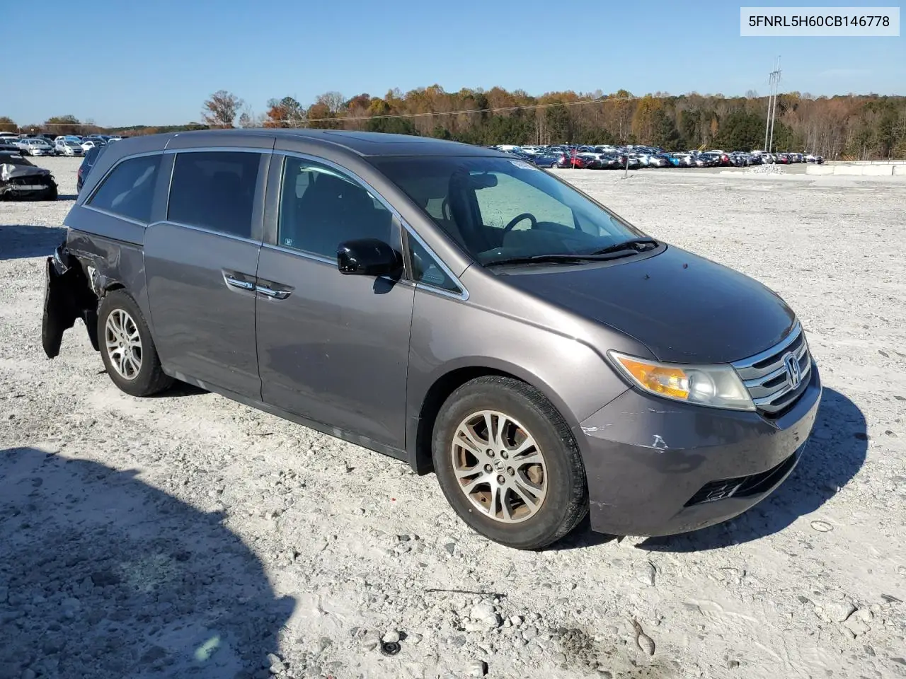 5FNRL5H60CB146778 2012 Honda Odyssey Exl