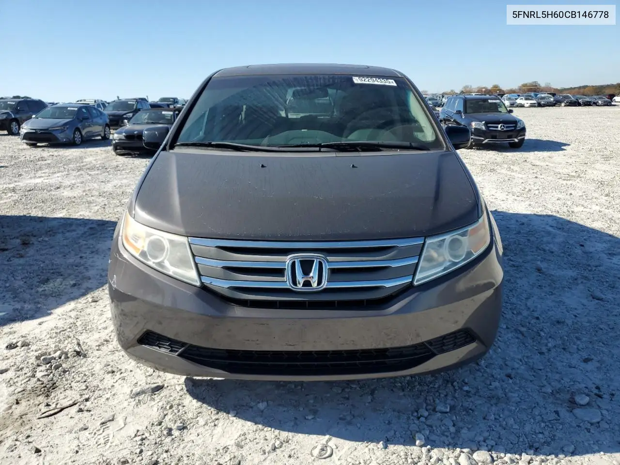 5FNRL5H60CB146778 2012 Honda Odyssey Exl
