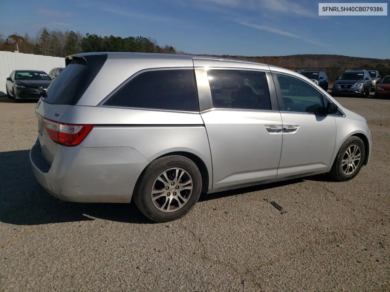 5FNRL5H40CB079386 2012 Honda Odyssey Ex