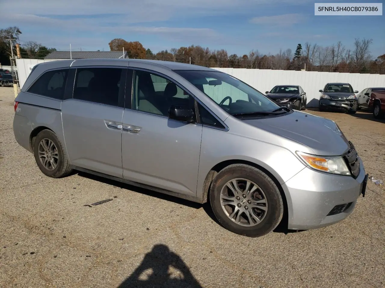 5FNRL5H40CB079386 2012 Honda Odyssey Ex