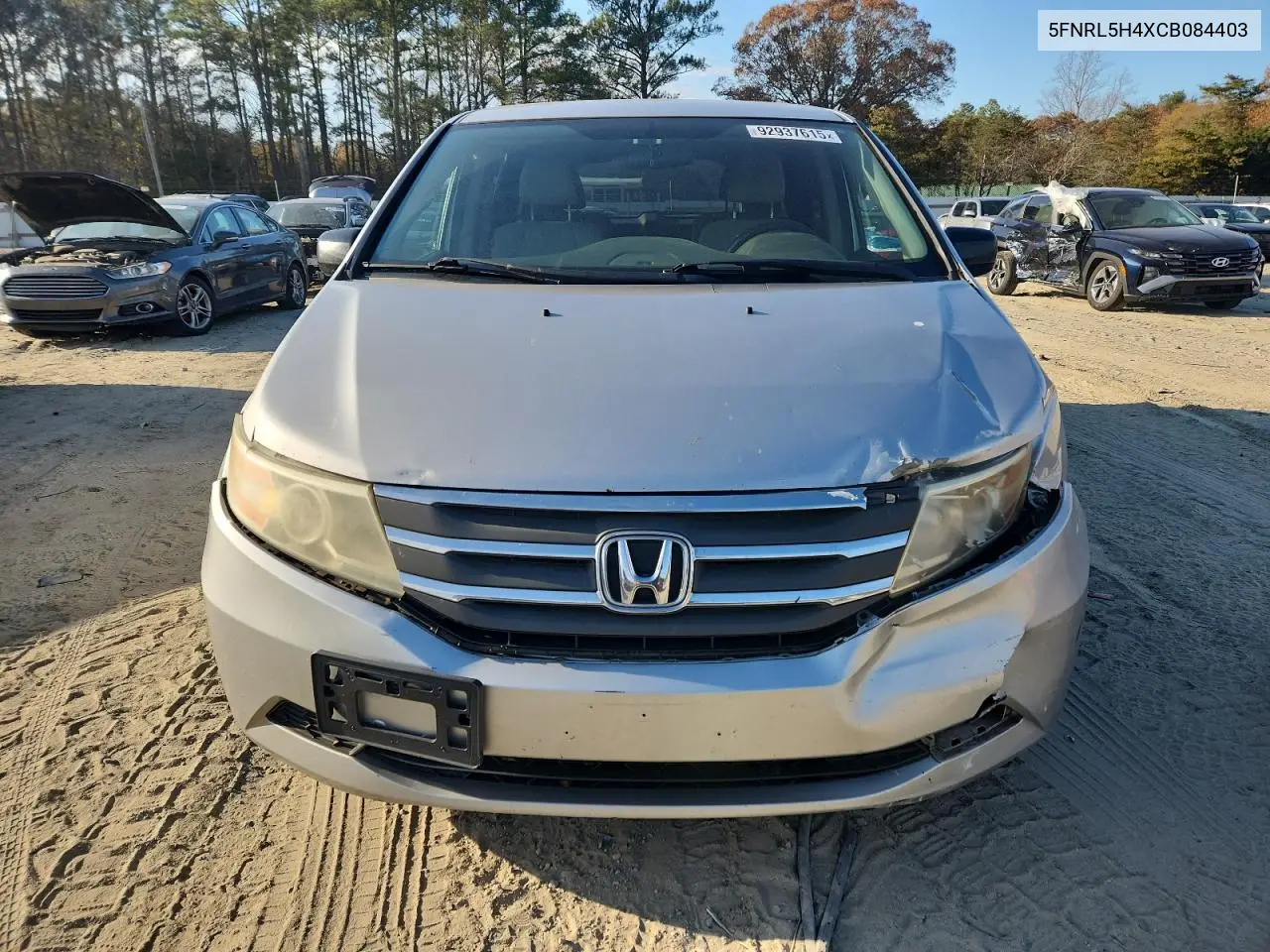 5FNRL5H4XCB084403 2012 Honda Odyssey Ex