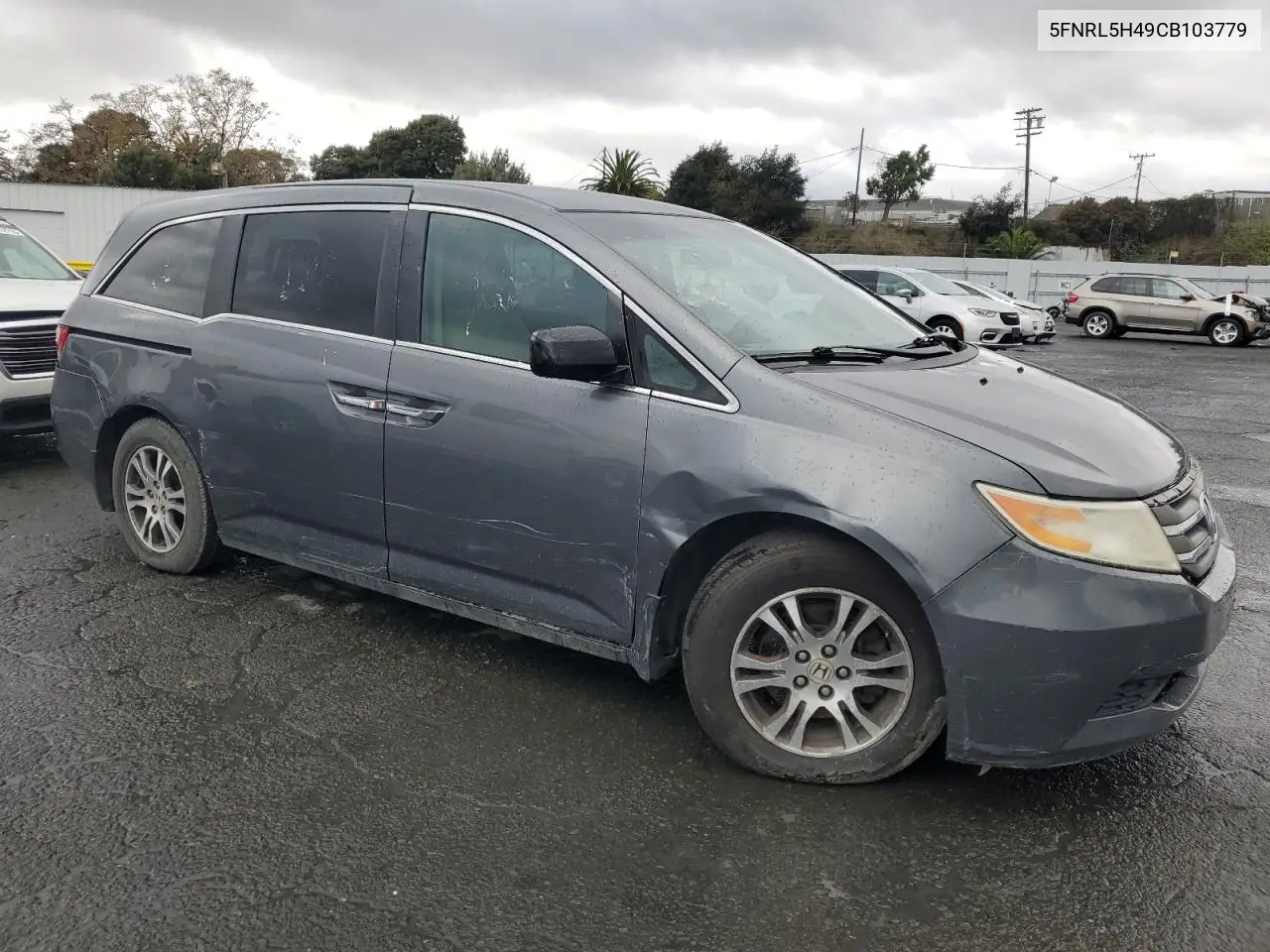 5FNRL5H49CB103779 2012 Honda Odyssey Ex