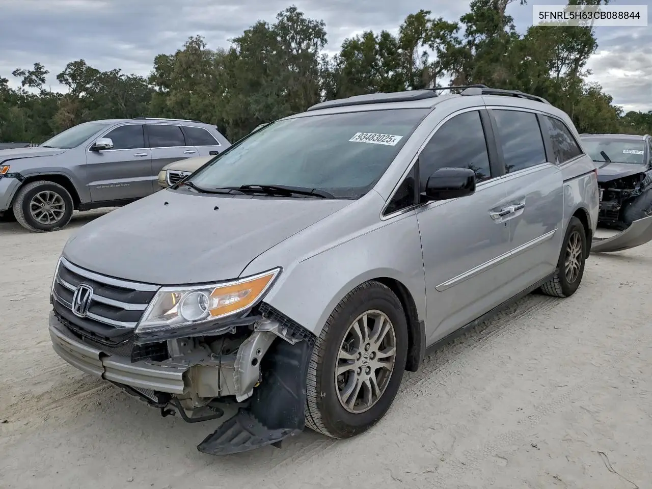 5FNRL5H63CB088844 2012 Honda Odyssey Exl