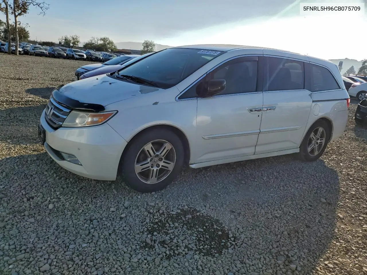 5FNRL5H96CB075709 2012 Honda Odyssey Touring