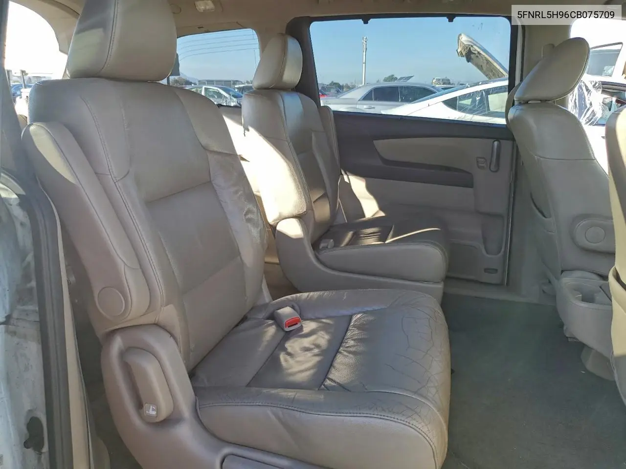 5FNRL5H96CB075709 2012 Honda Odyssey Touring