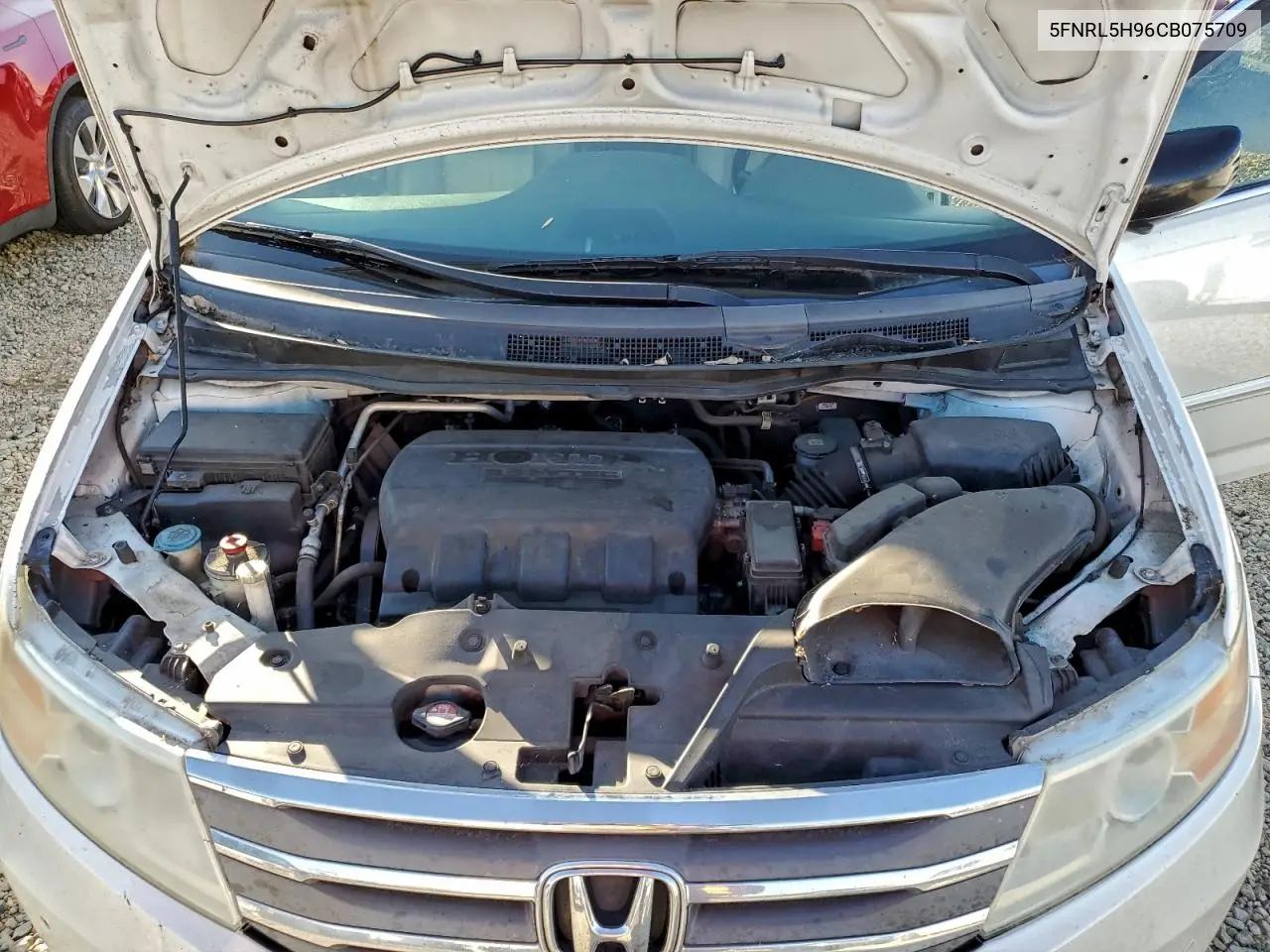 5FNRL5H96CB075709 2012 Honda Odyssey Touring
