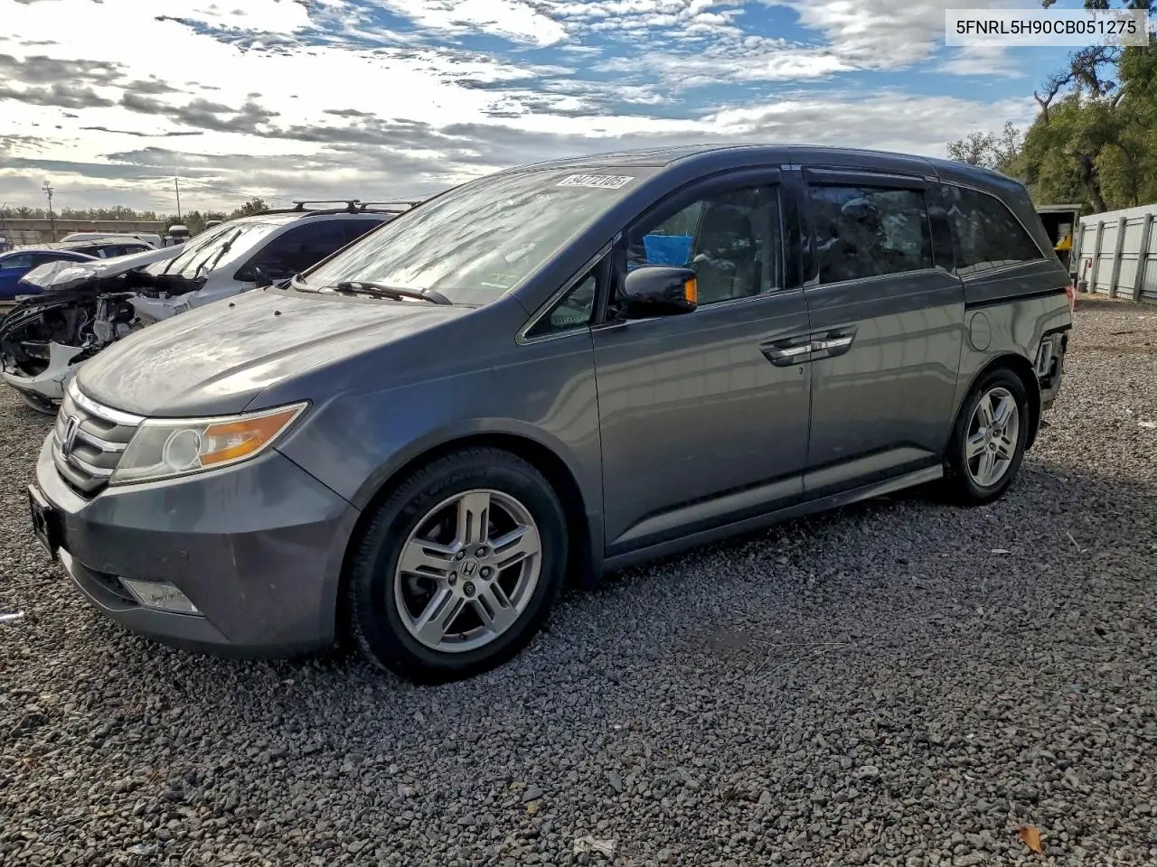5FNRL5H90CB051275 2012 Honda Odyssey Touring